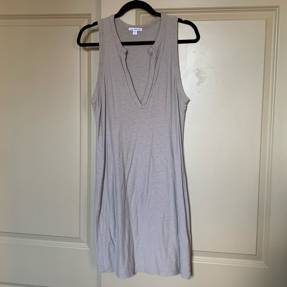 James Perse Grey/Olive Tank Dress Sz 3